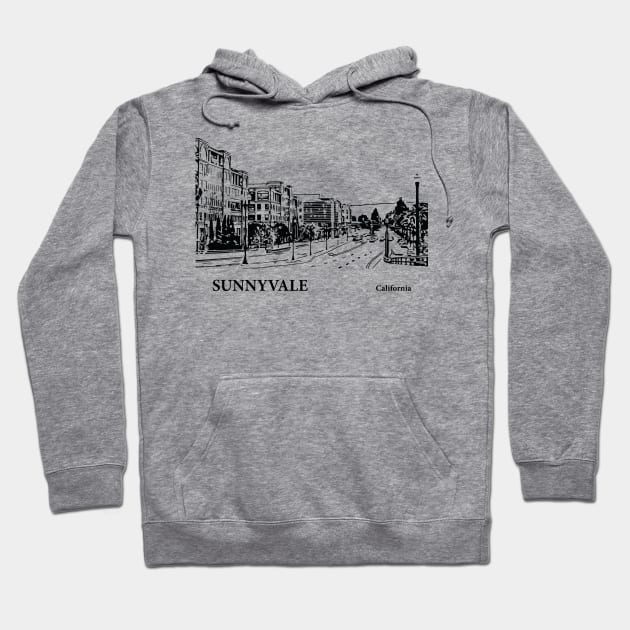 Sunnyvale - California Hoodie by Lakeric